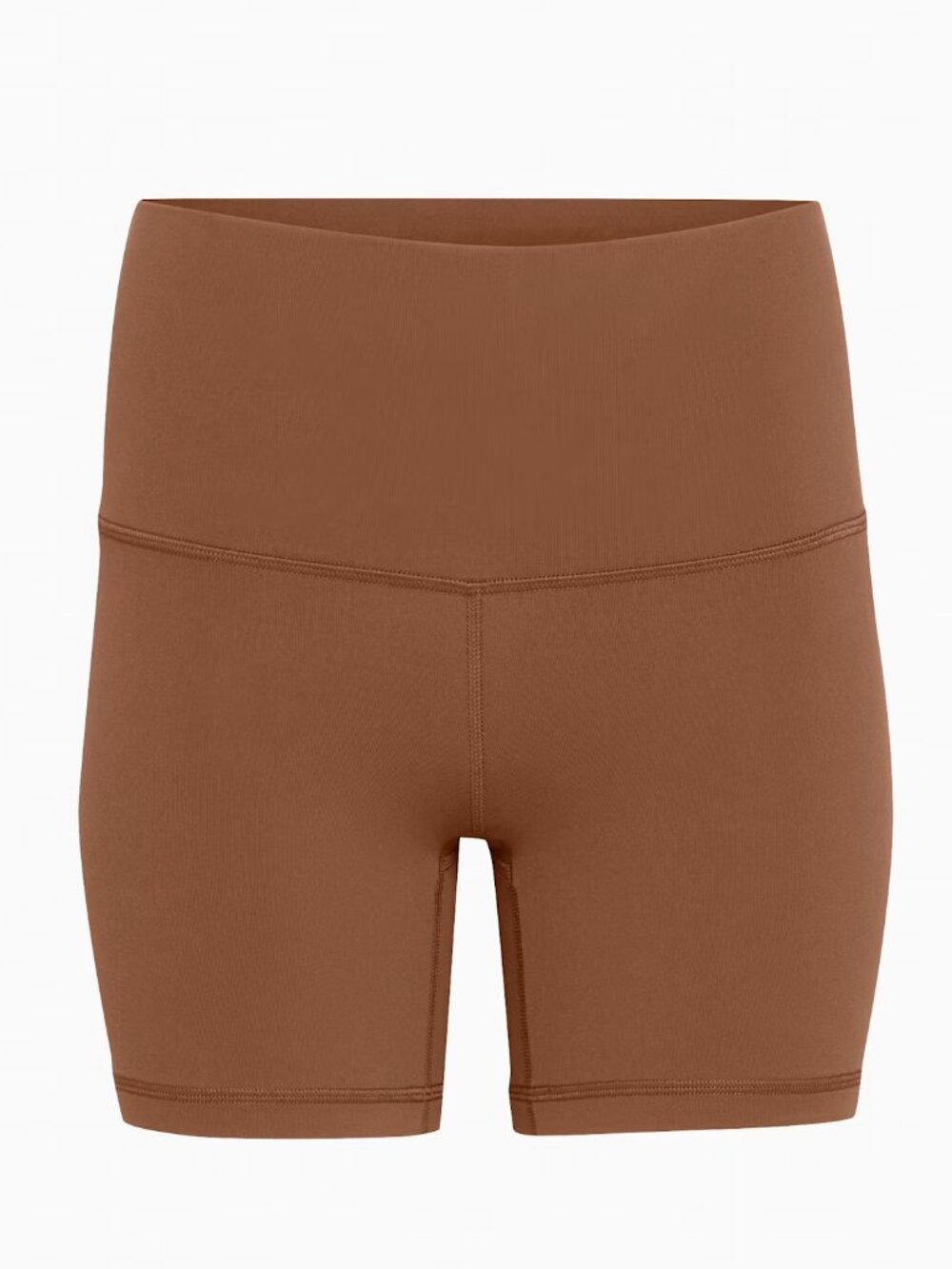 TnAction Women's TnaLIFE™ Cheeky Hi-Rise 5" Short Cognac Size M